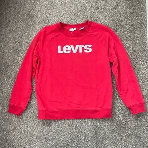 Levi’s XS Red Sweatshirt with Silver Details